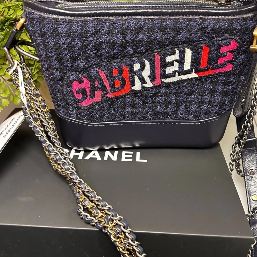 Chanel Gabrielle Multicolor Tweed Shoulder Bag